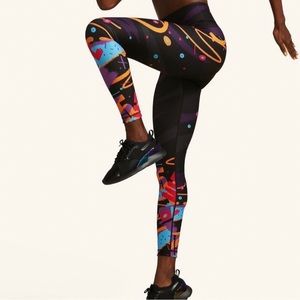 Peloton limited edition X Hust Wilson High Waist Leggings Sz Med